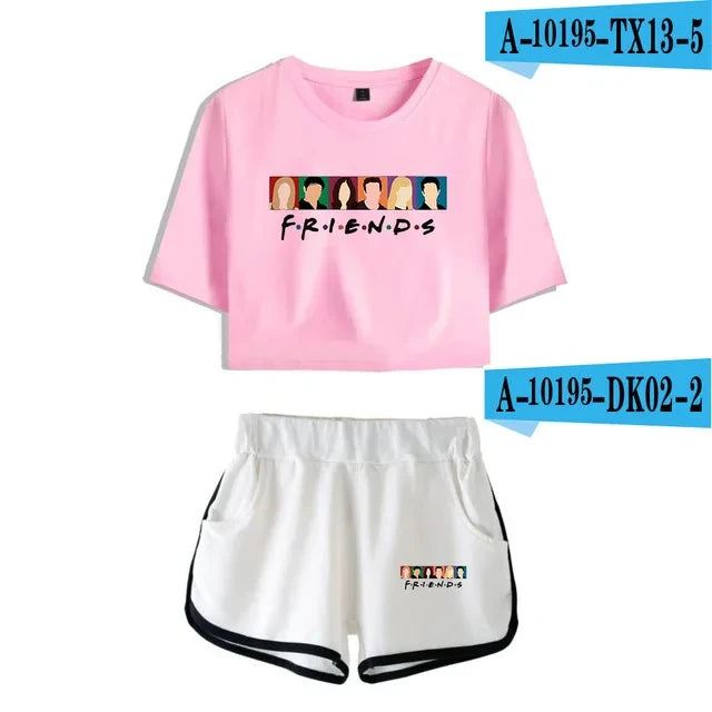 Graphic Lounge Shorts Set