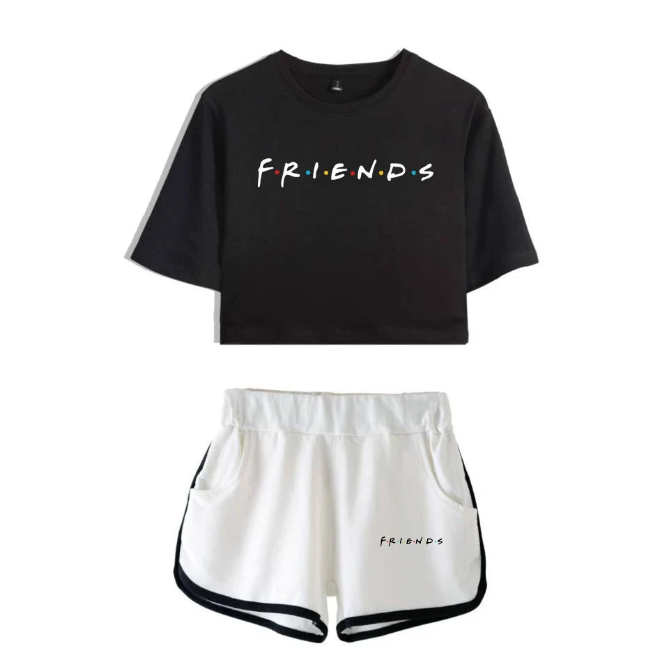 Graphic Lounge Shorts Set