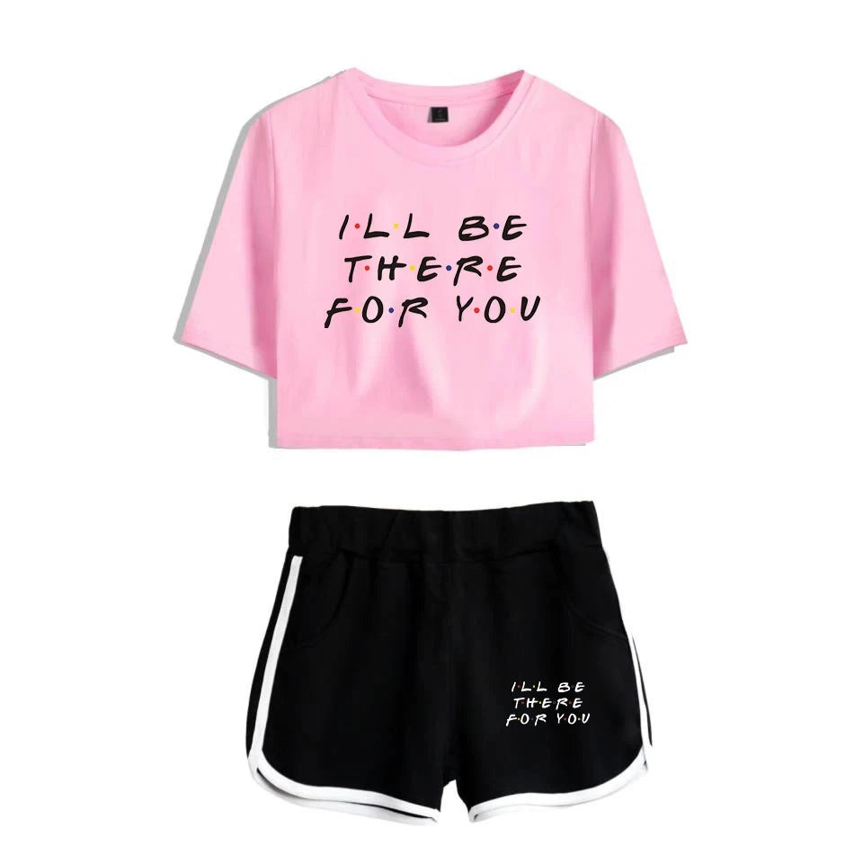 Graphic Lounge Shorts Set