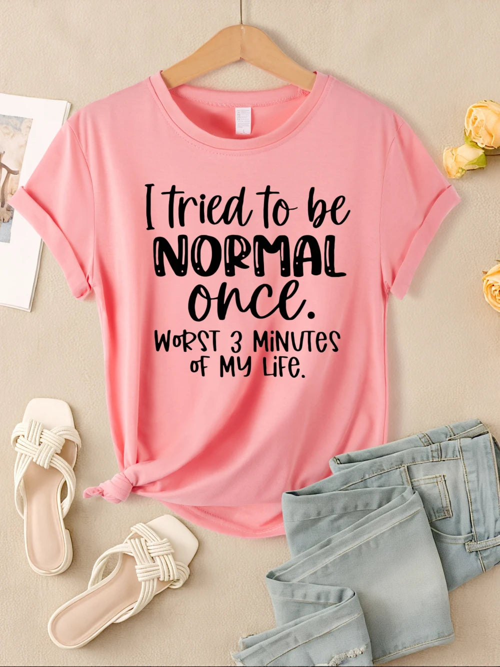 Graphic Modal Casual T-Shirt