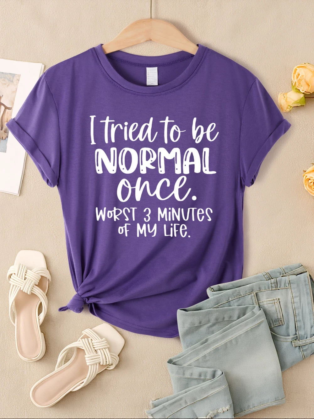 Graphic Modal Casual T-Shirt