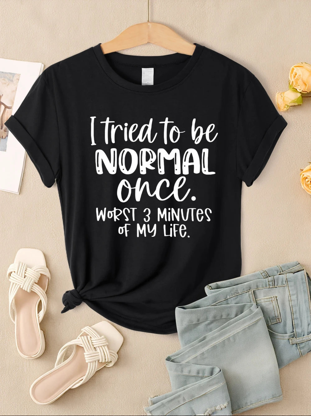 Graphic Modal Casual T-Shirt