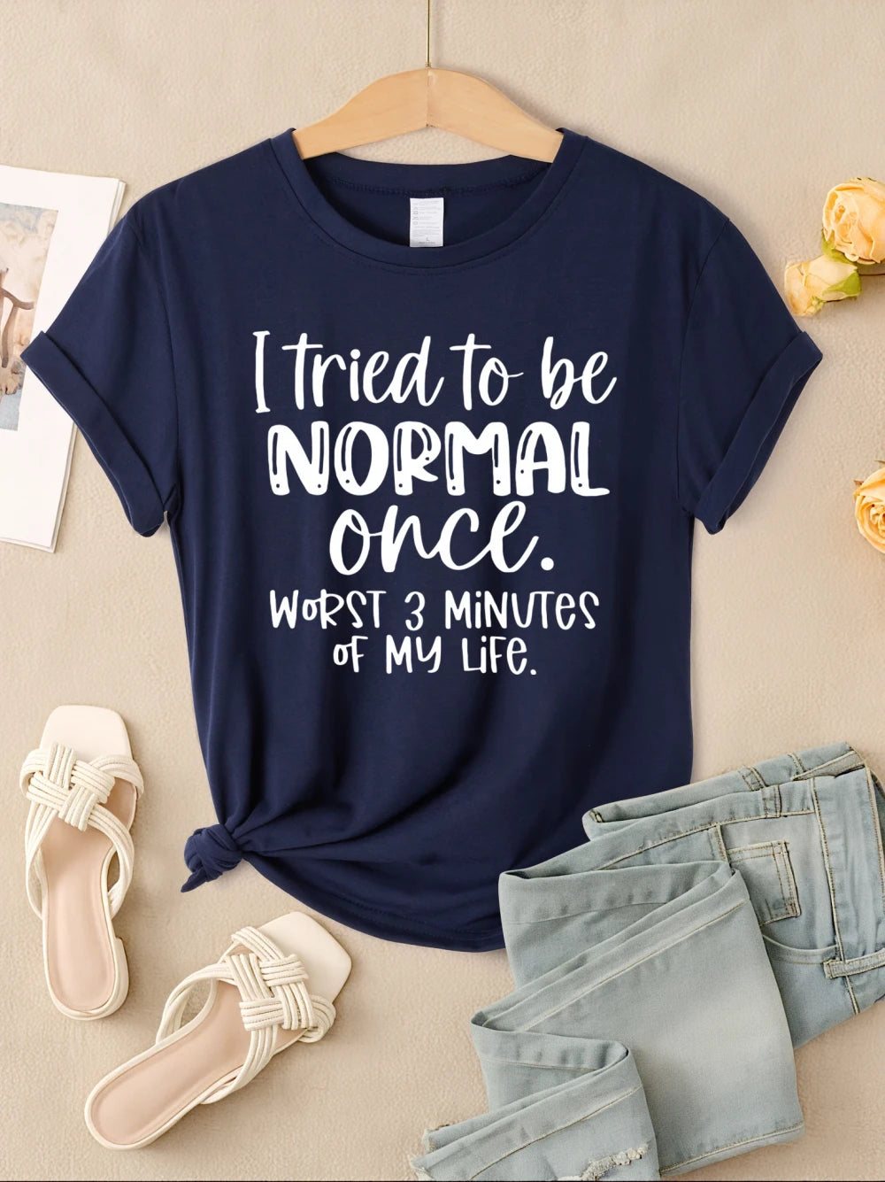 Graphic Modal Casual T-Shirt