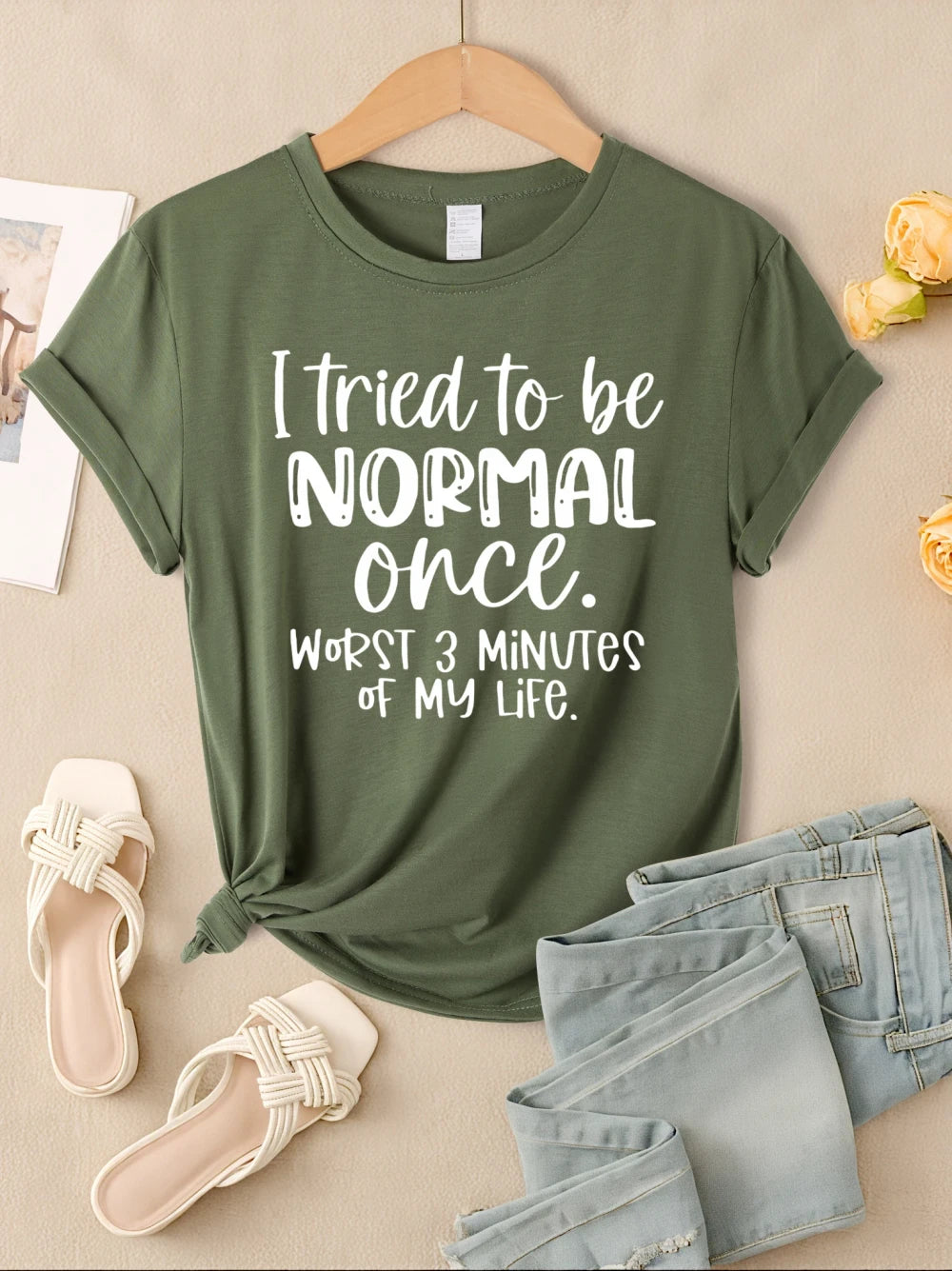 Graphic Modal Casual T-Shirt