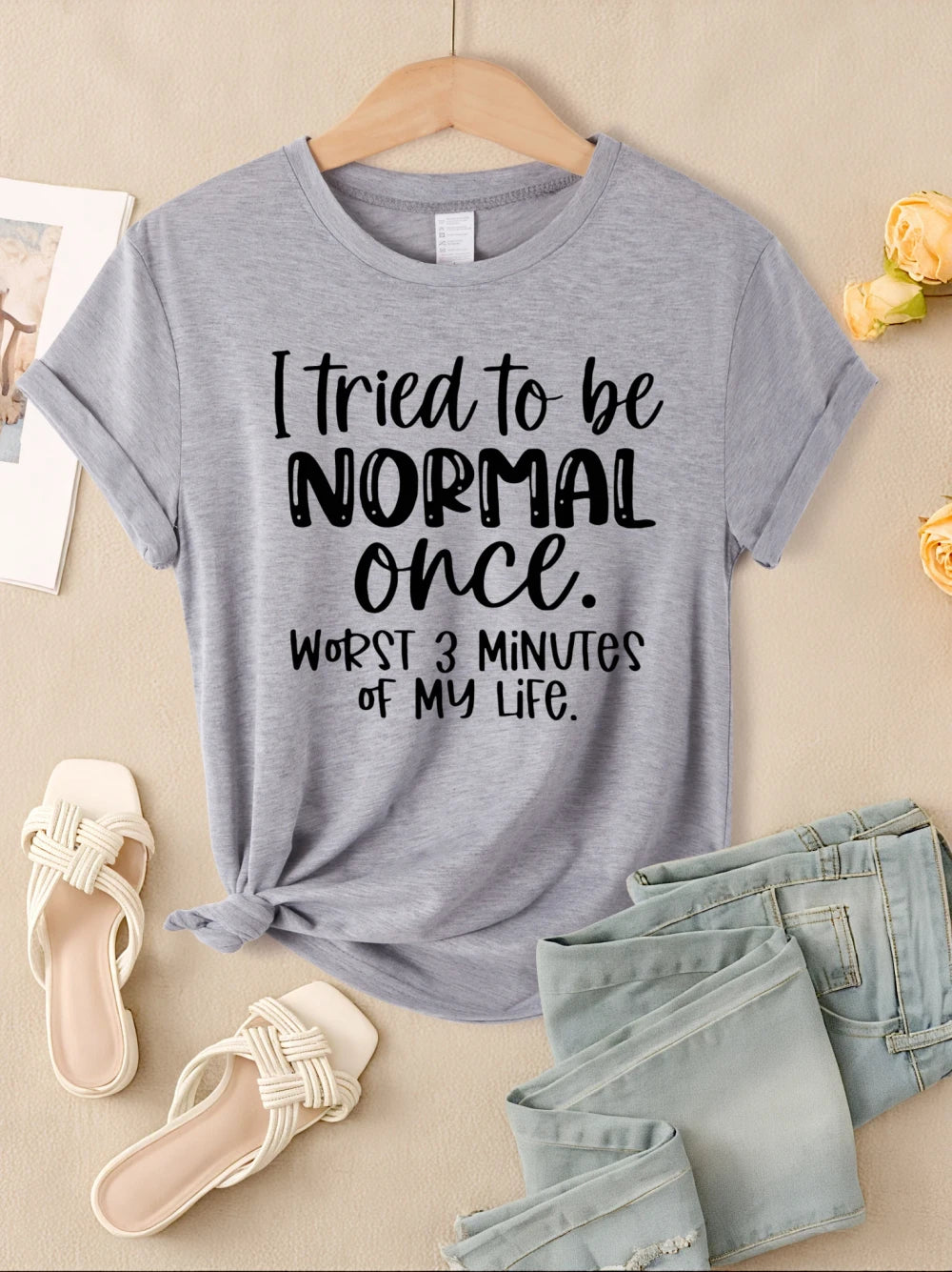 Graphic Modal Casual T-Shirt