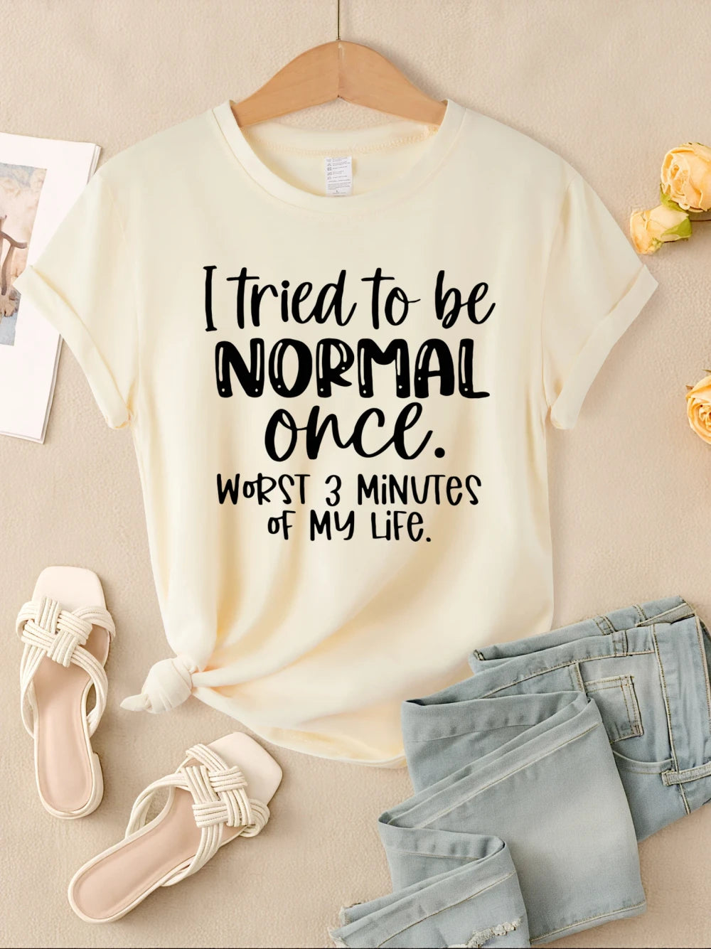 Graphic Modal Casual T-Shirt