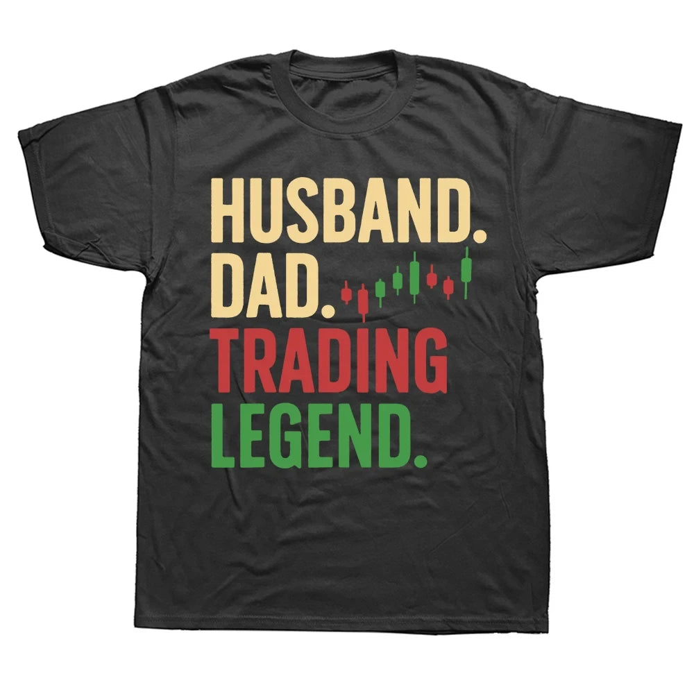 Stock Market Graphic Cotton T-Shirt