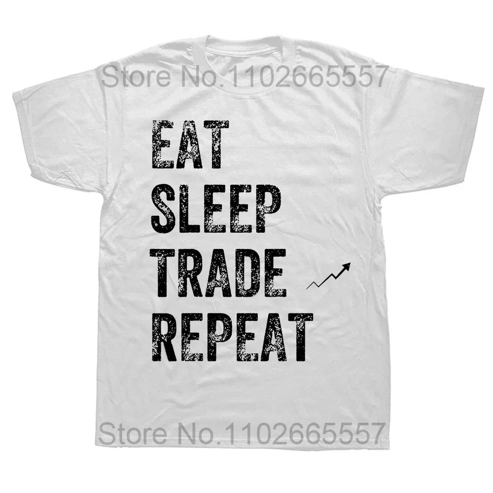 Stock Market Graphic Cotton T-Shirt