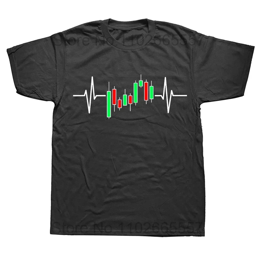 Stock Market Graphic Cotton T-Shirt