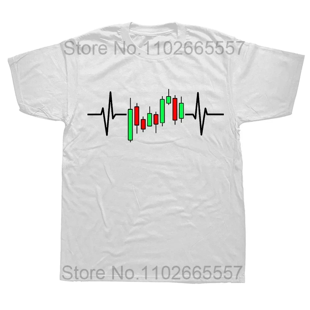 Stock Market Graphic Cotton T-Shirt