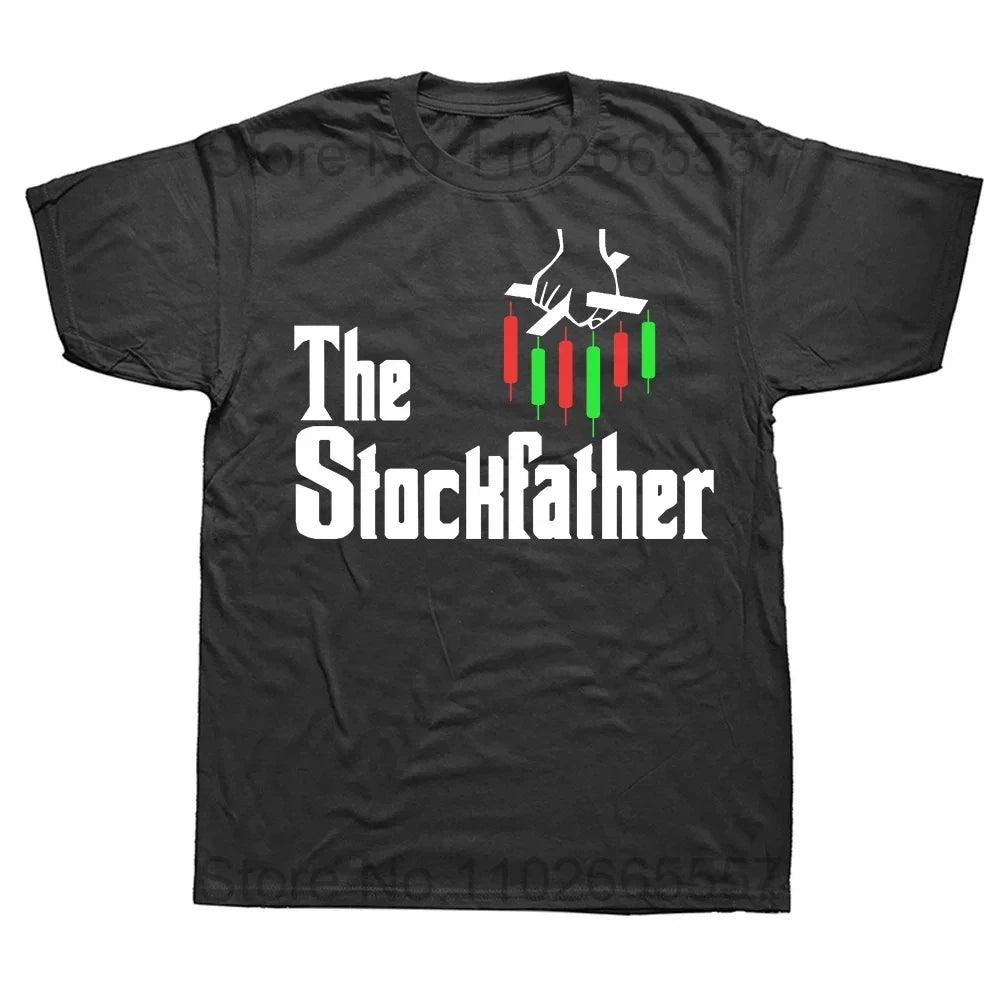 Stock Market Graphic Cotton T-Shirt