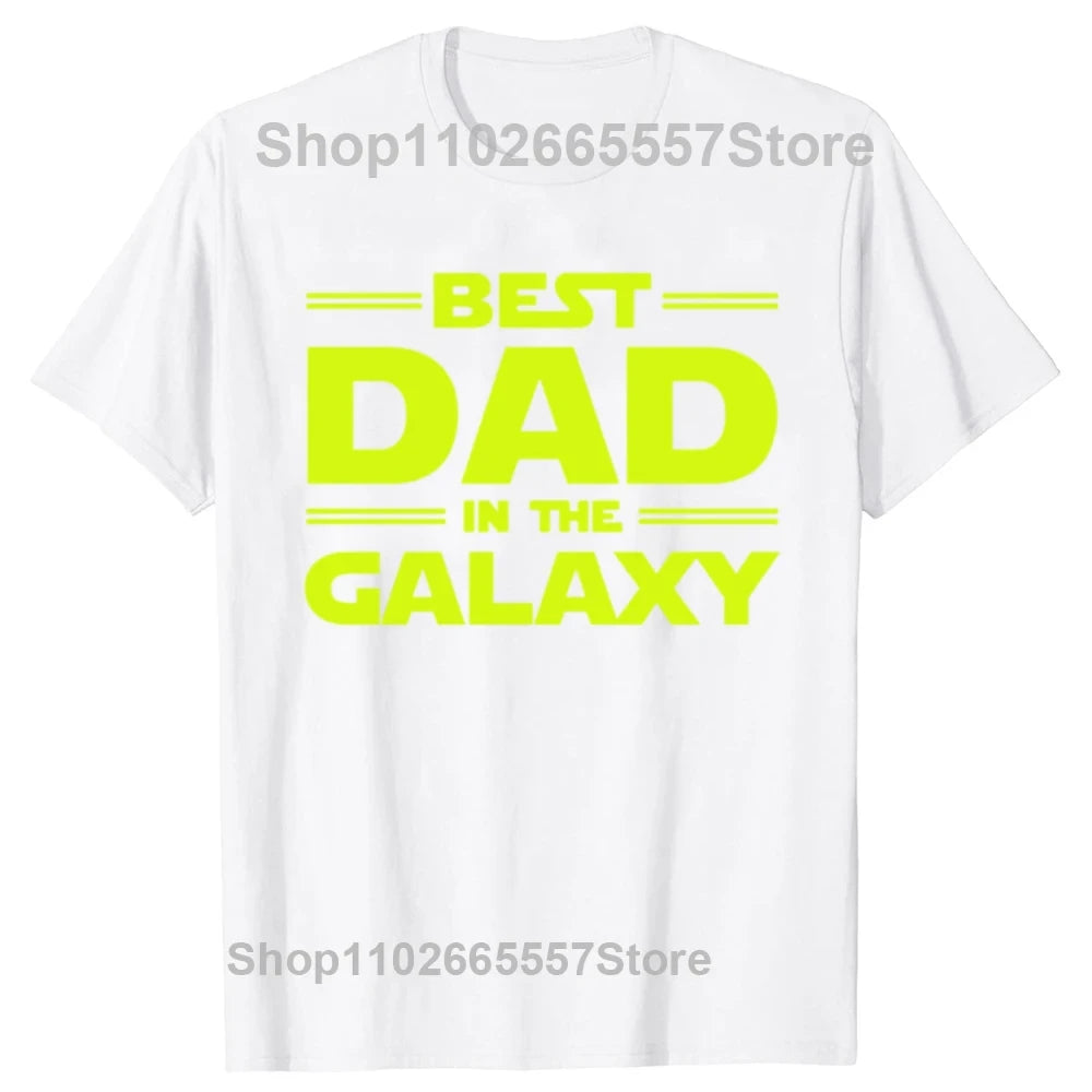 Galaxy Dad Cotton T-Shirt