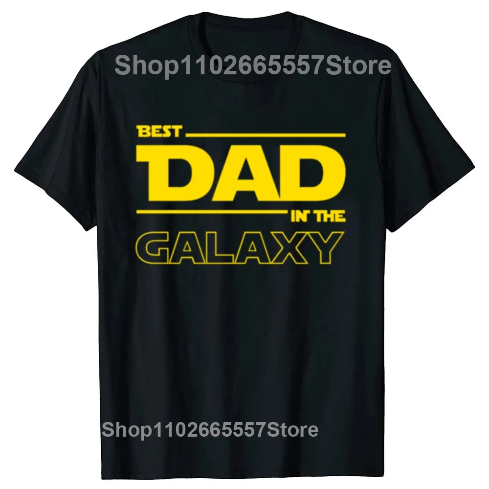 Galaxy Dad Cotton T-Shirt