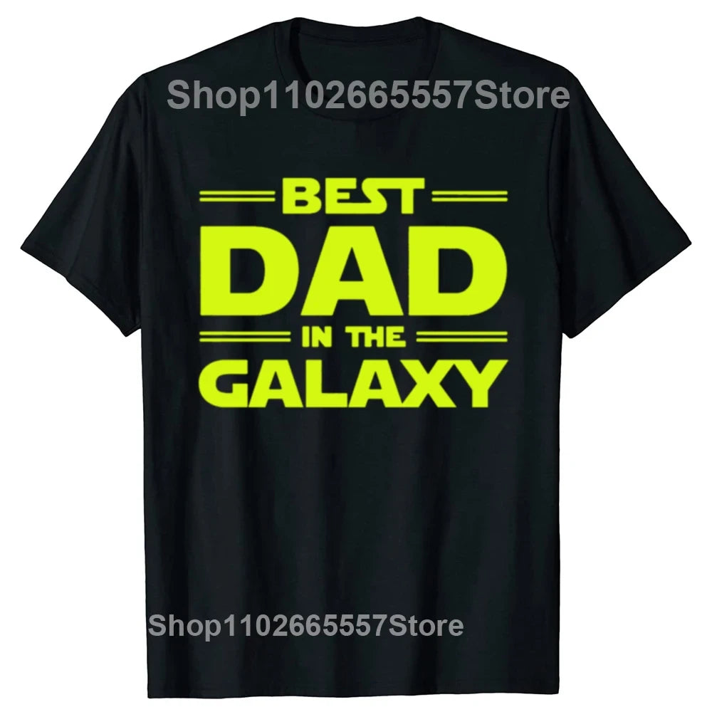 Galaxy Dad Cotton T-Shirt