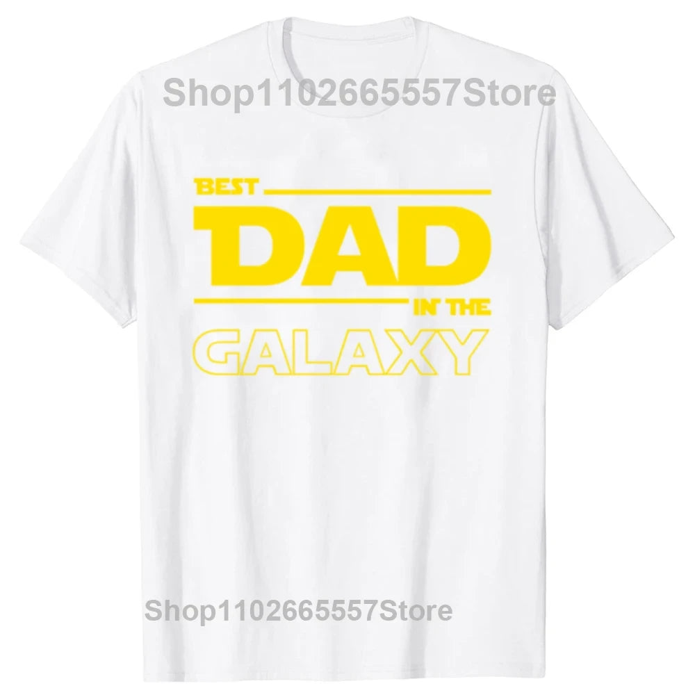 Galaxy Dad Cotton T-Shirt