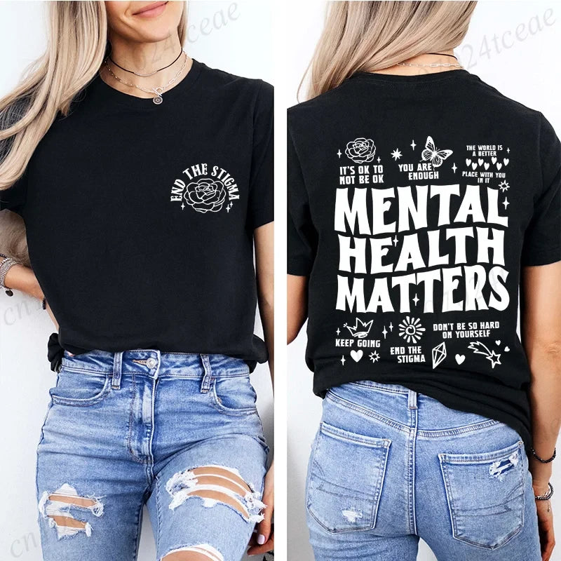 Mental Health Awareness Graphic Tee